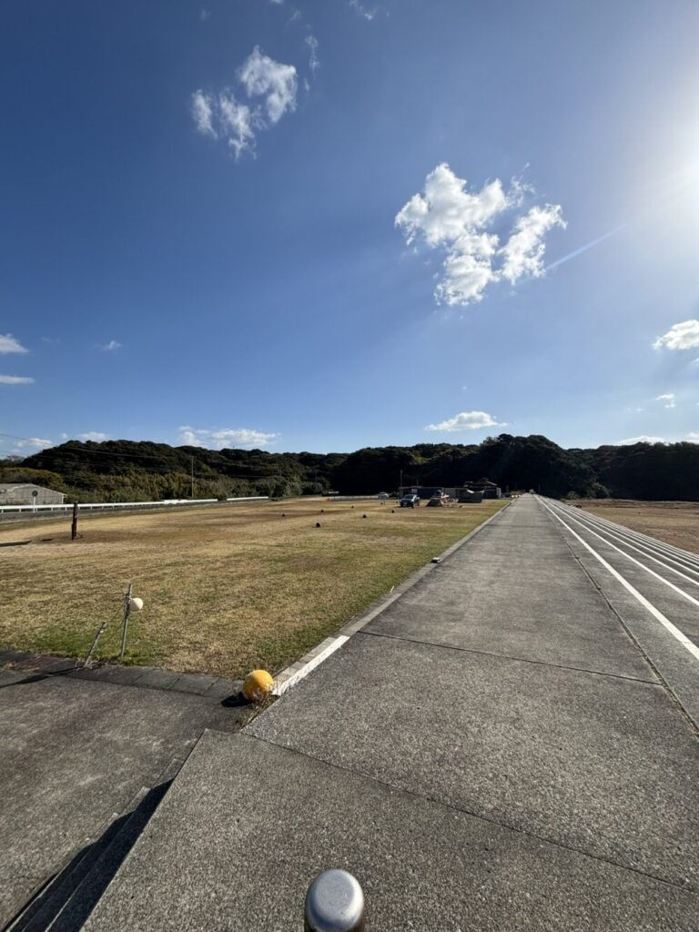 あずりキャンプ写真-道路
