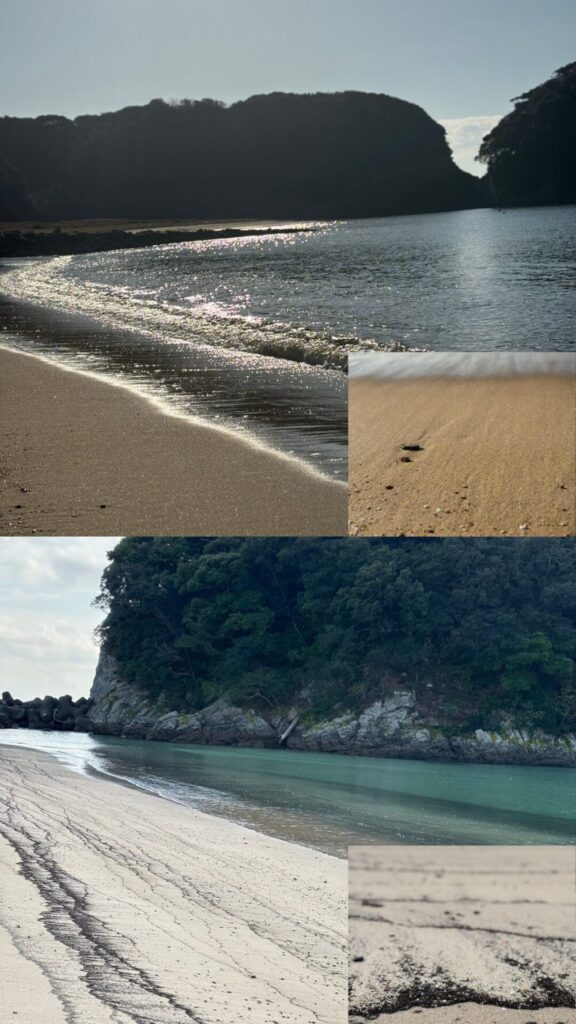 あずみキャンプ写真-朝の海